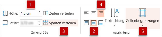 Mit diesen Befehlen sorgen Sie für besser lesbare Tabellendaten