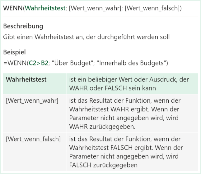 Eine einfache WENN-Funktion kann nur zwei Fälle abfangen