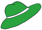 Grüner Hut