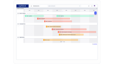 cplace Screenshot Roadmap