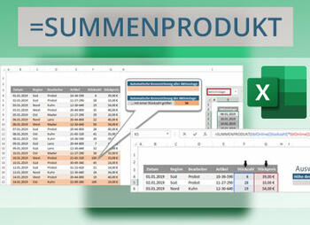 Excel – wenn SUMMEWENNS und Pivot versagen: Geniale Lösungen mit SUMMENPRODUKT